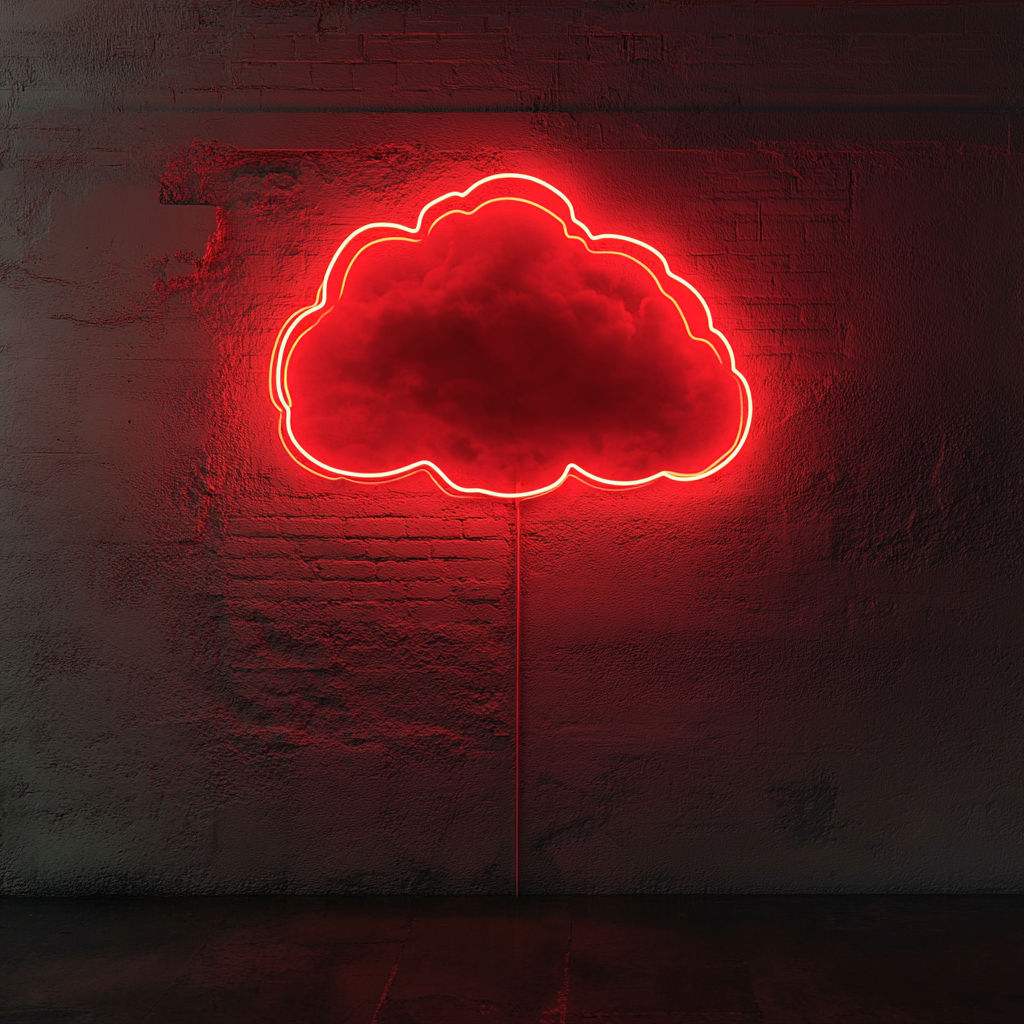 Dream Bubble - Red Neon Sign, 24 Inches