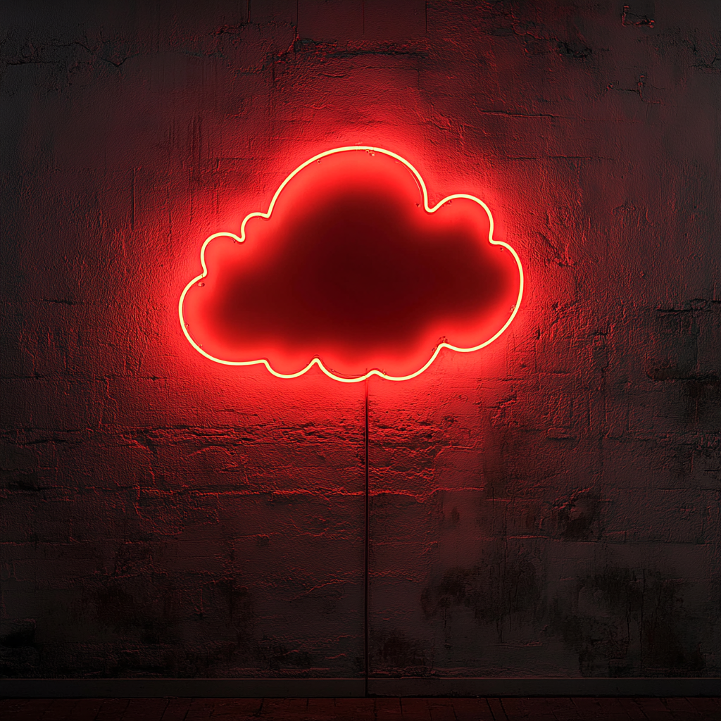 Dream Bubble - Red Neon Sign, 18 Inches