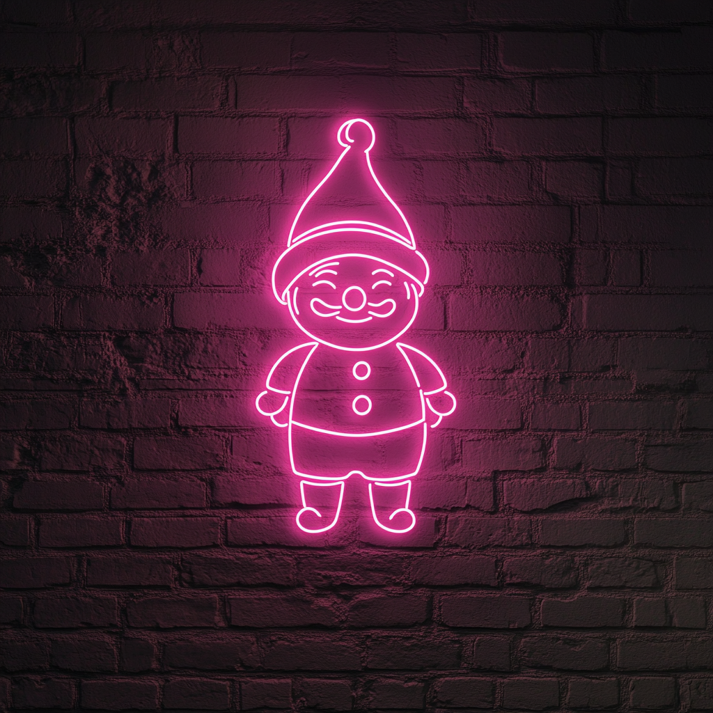Elf - Pink Neon Sign, 24 Inches