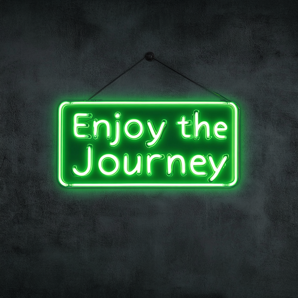 Find Your Peace - Green Neon Sign, 18 Inches