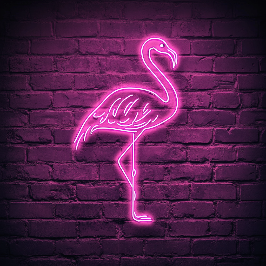 Flamingo - Pink Neon Sign, 24 Inches