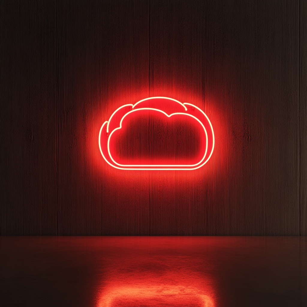 Fresh Baked Bread - Red Neon Sign, 24 Inches