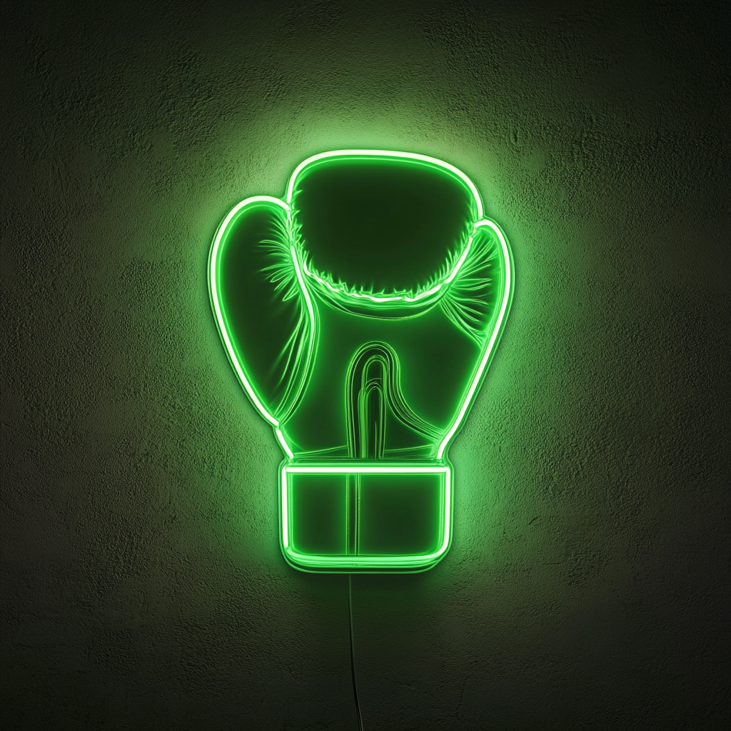 Gloves - Green Neon Sign, 18 Inches