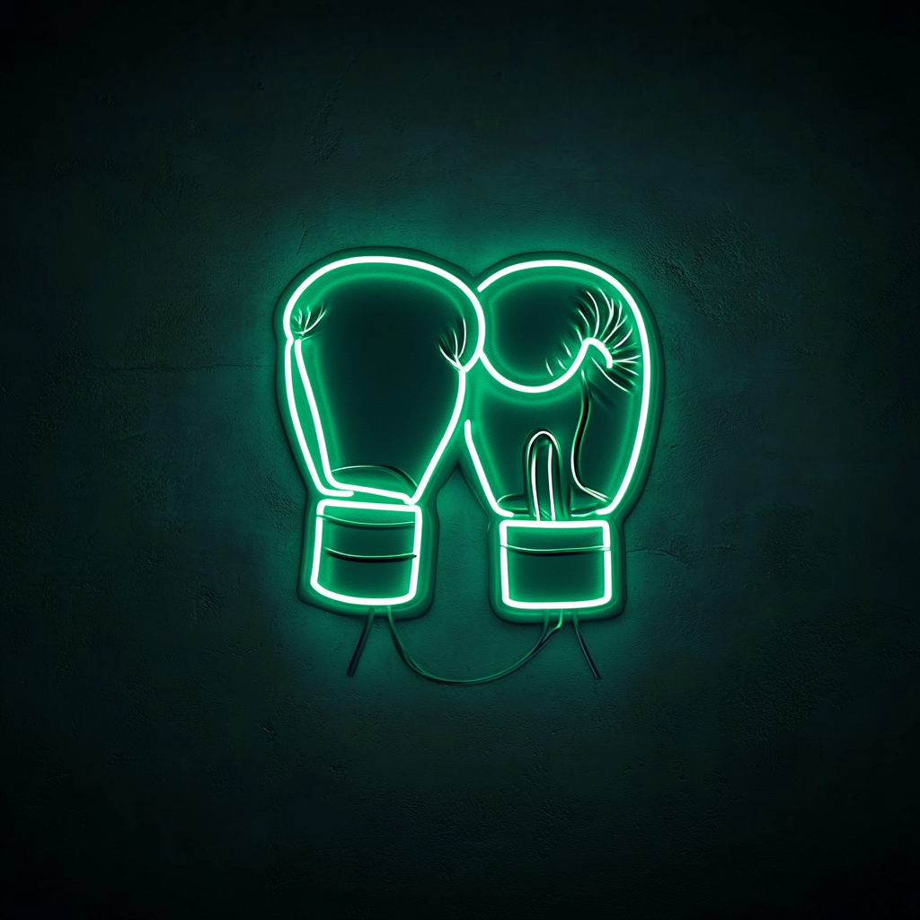 Gloves - Green Neon Sign, 18 Inches