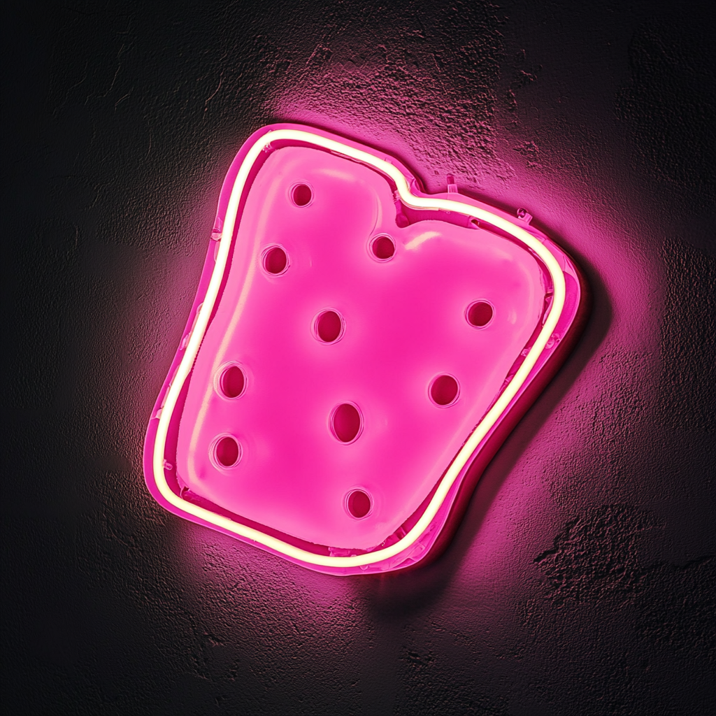 Grilled Cheese - Pink Neon Sign, 24 Inches