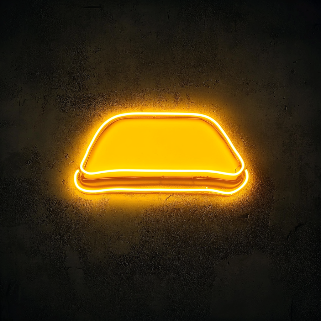 Grilled Cheese Sandwich - Yellow Neon Sign, 18 Inches