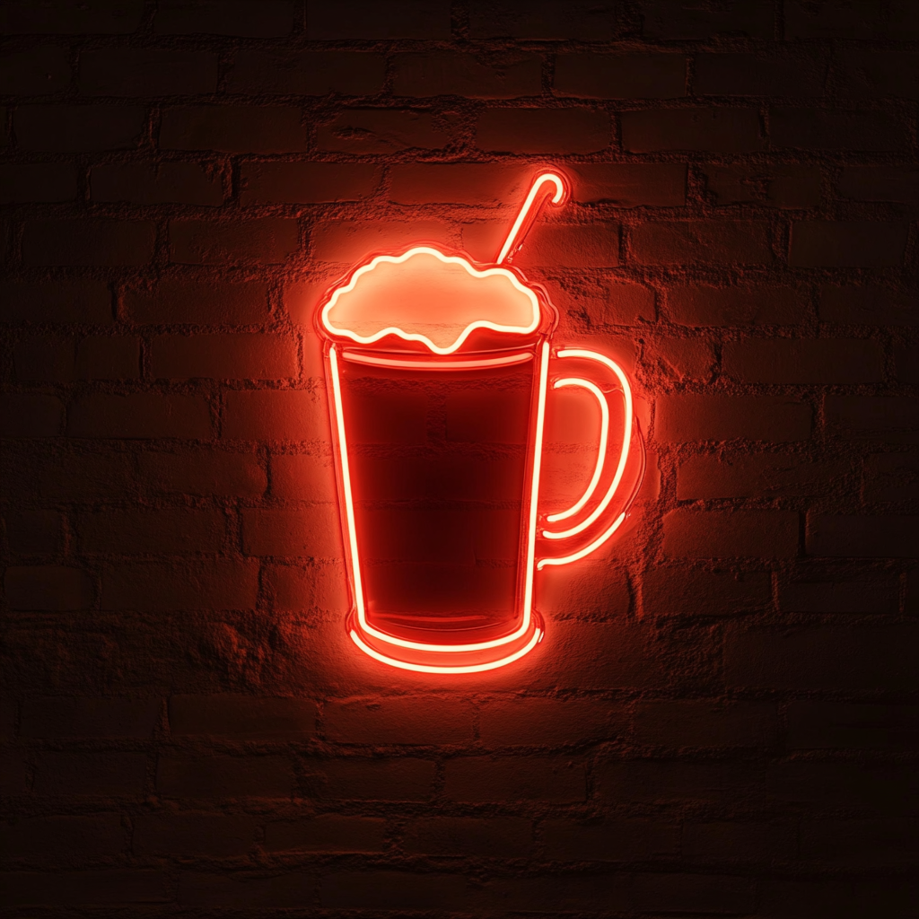 Mug of Root Beer - Red Neon Sign, 24 Inches