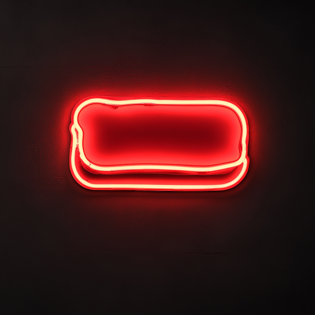 S'mores - Red Neon Sign, 18 Inches