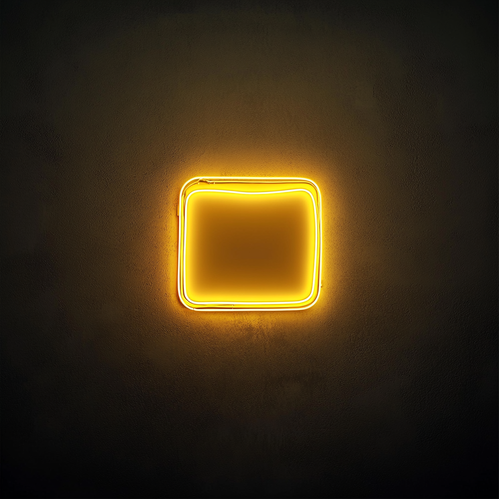 S'mores - Yellow Neon Sign, 24 Inches