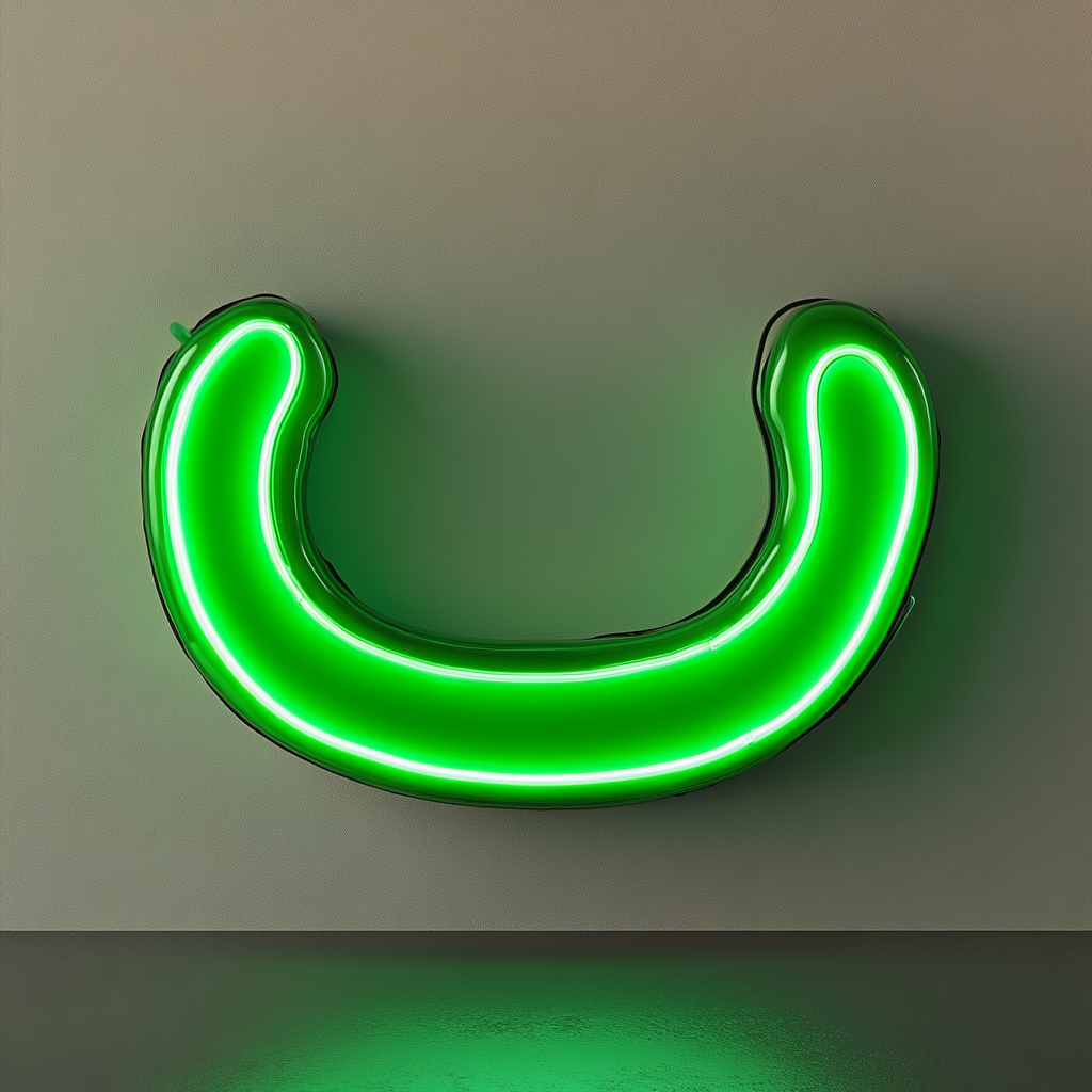 Sausage - Green Neon Sign, 24 Inches