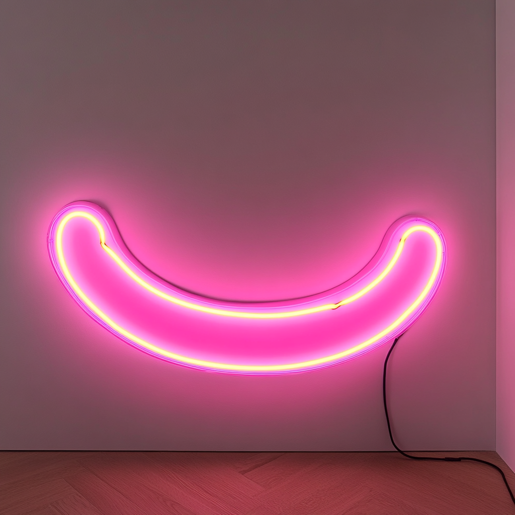 Sausage - Pink Neon Sign, 24 Inches