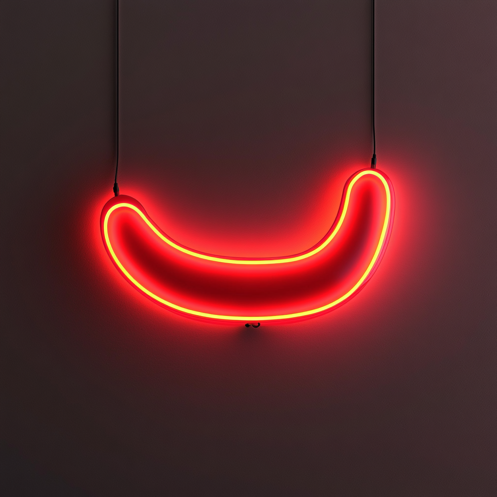 Sausage - Red Neon Sign, 18 Inches