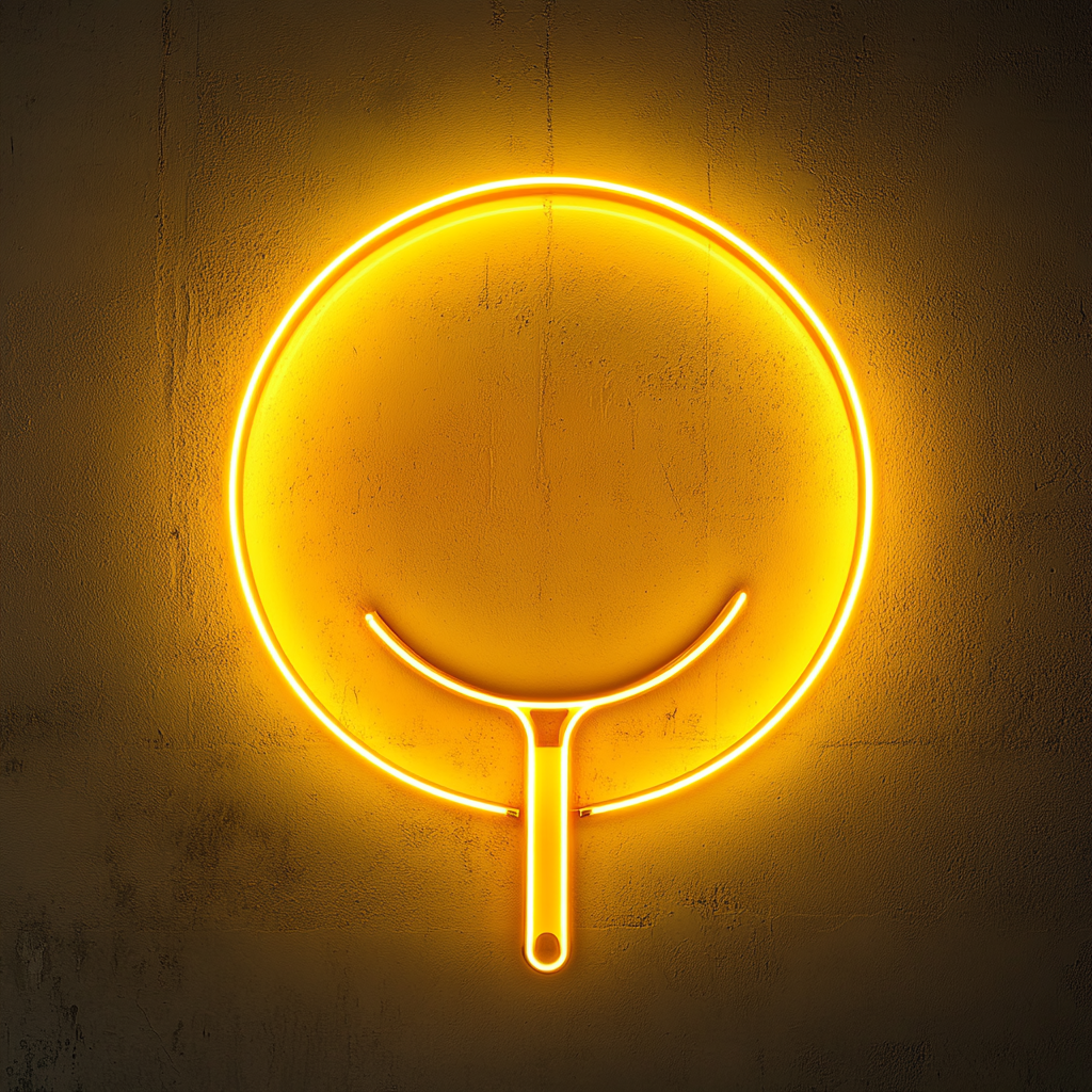 Skillet - Yellow Neon Sign, 24 Inches