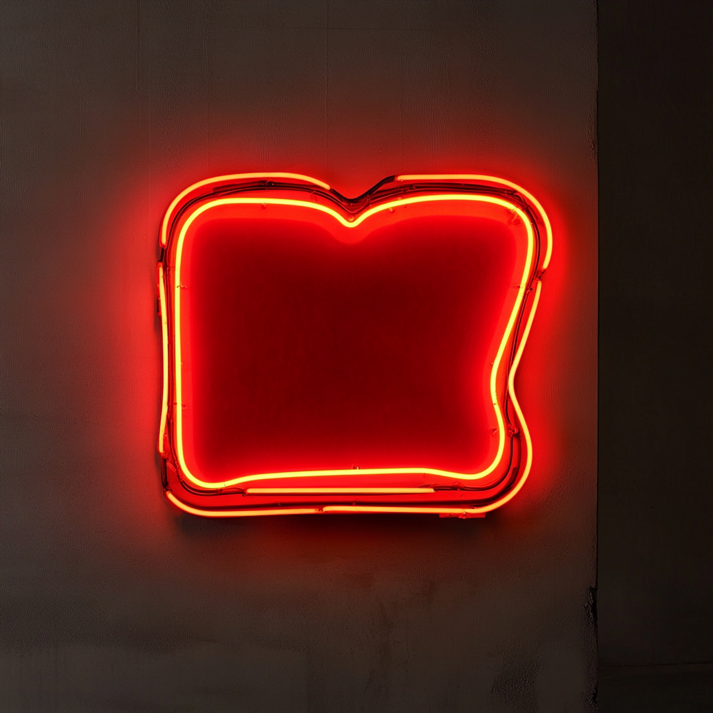 Toasted Sandwich - Red Neon Sign, 18 Inches