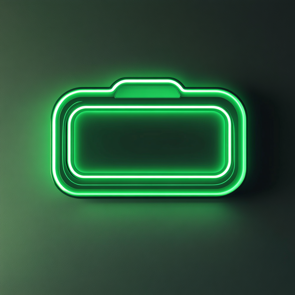 Toaster - Green Neon Sign, 18 Inches