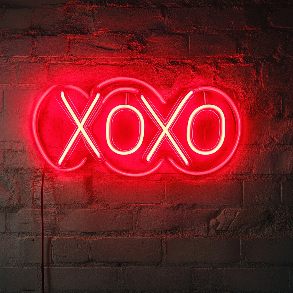 XOXO - Red Neon Sign, 24 Inches