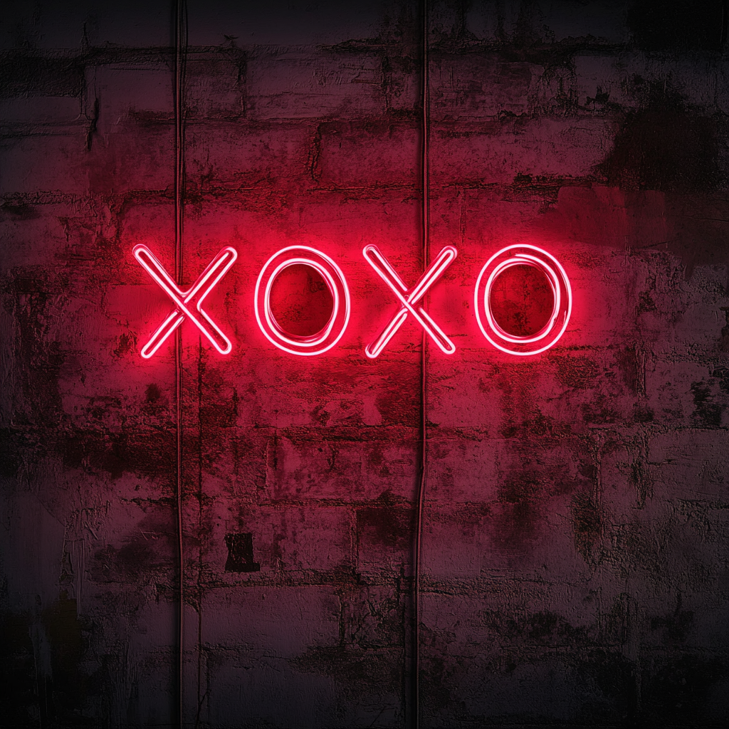 XOXO - Red Neon Sign, 24 Inches