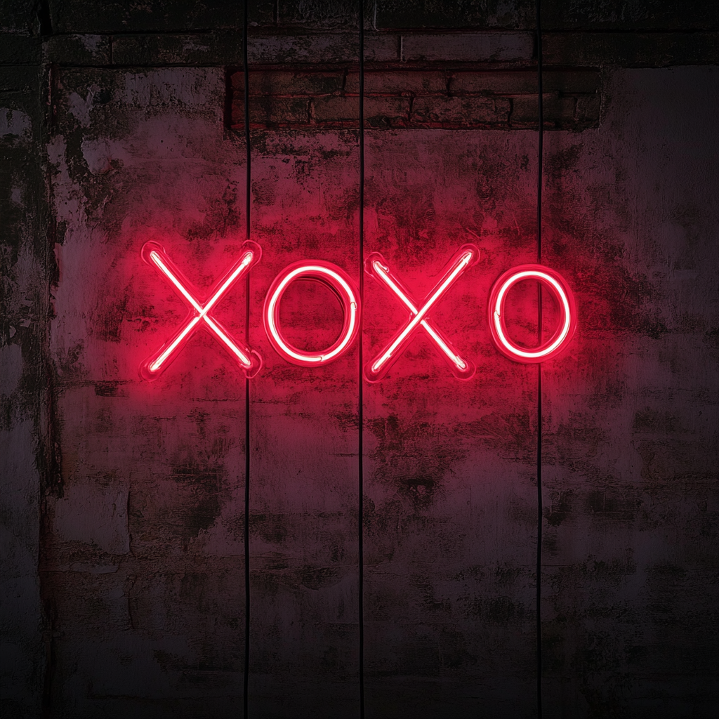 XOXO - Red Neon Sign, 24 Inches
