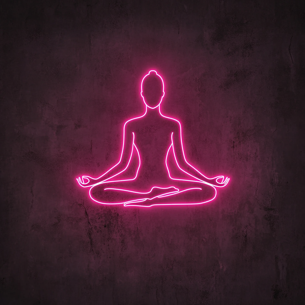Yoga - Pink Neon Sign, 24 Inches